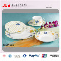 Runde Form Keramik Geschirr Dinner Sets